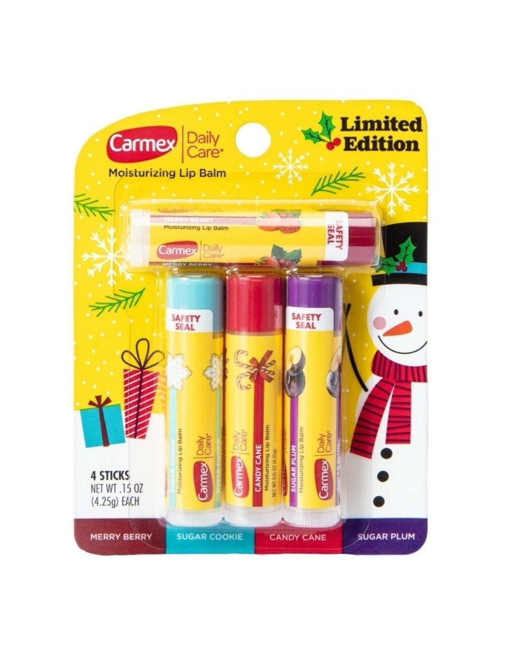 Carmex Daily Care Moisturizing Lip Balm Set